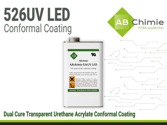 ABchimie526UV LED Soft Dual Cure Conformal Coating